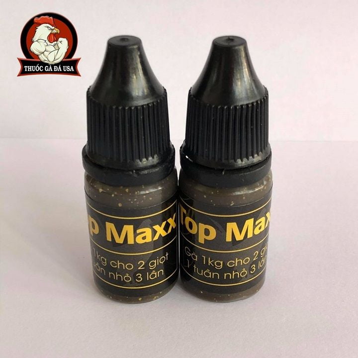 THUỐC NUÔI GÀ ĐÁ MỚI NHẤT 2020 TOP MAX - CHAI CHIẾT 10ML