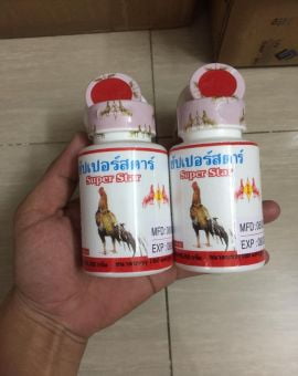 ComBO 2 HỦ 200 VIÊN VITAMINS CHO GÀ SUPER STAR - BỔ GÂN, TĂNG CƠ, CỨNG XƯƠNG